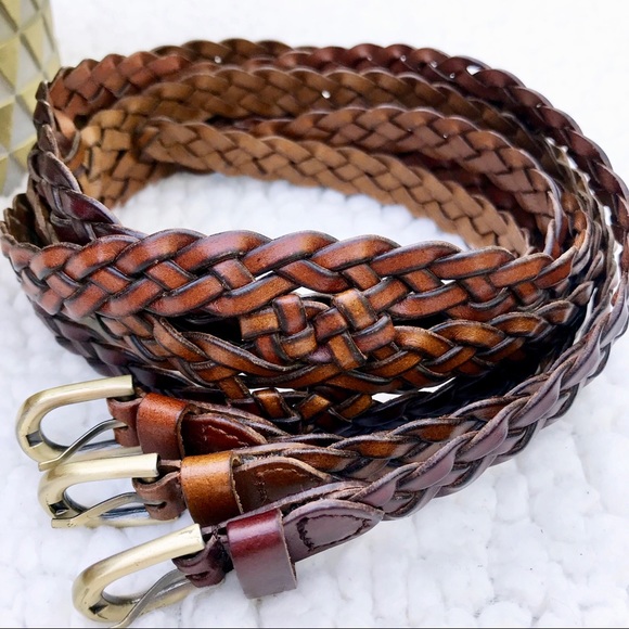 Accessories - 🦋BOHO 3 Stranded Braided Rope Multi Toned Belt